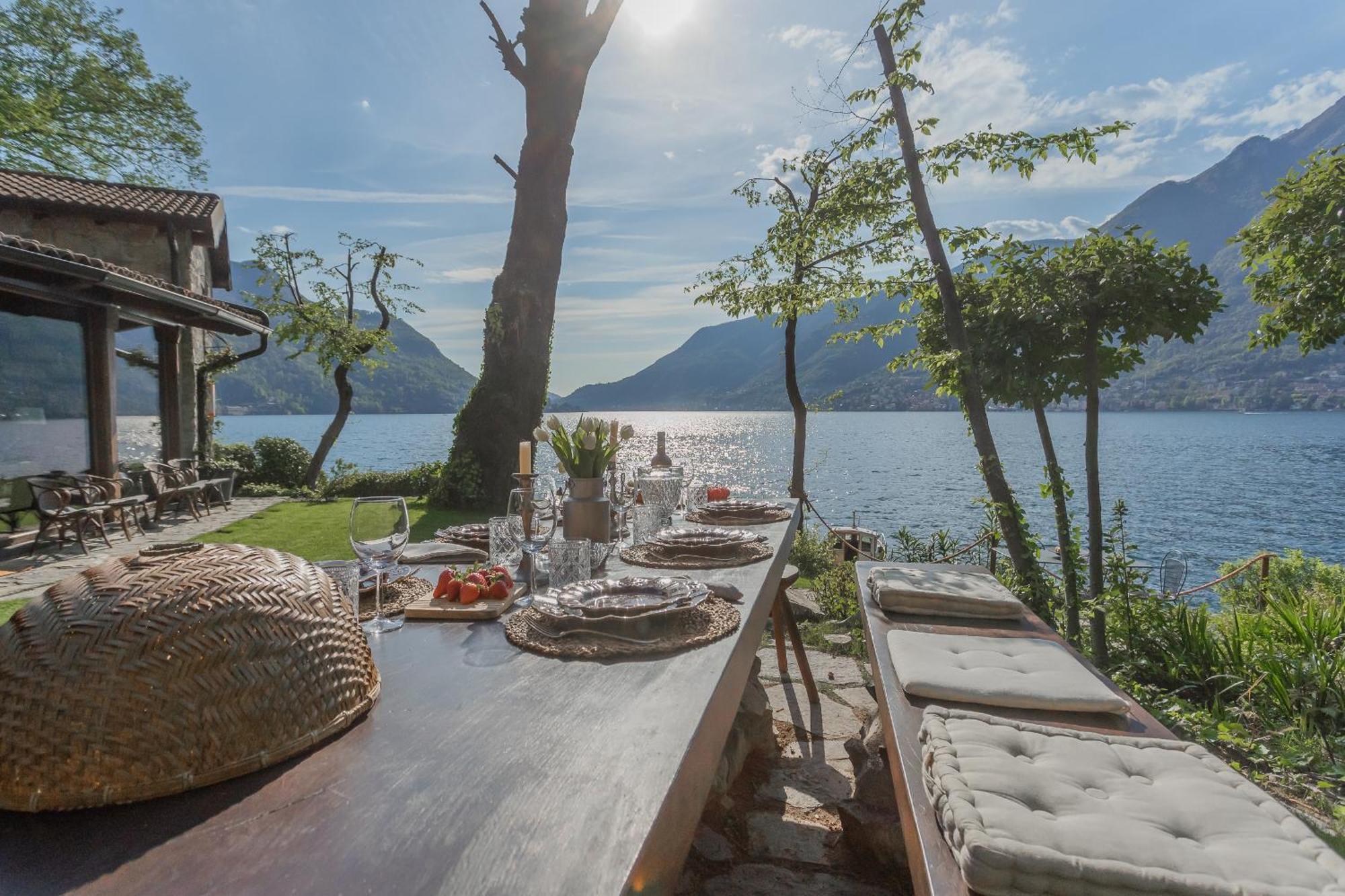 The Writer'S Nest Waterfront Villa By Rent All Como Faggeto Lario ภายนอก รูปภาพ